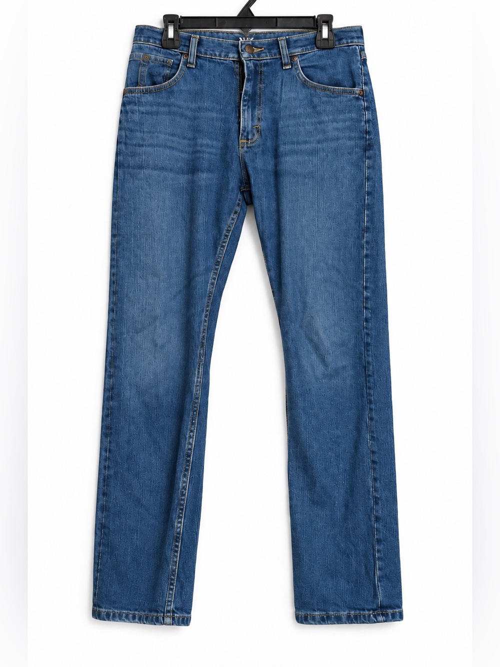 Wrangler Men’s Straight Fit Blue Denim Jeans 33x30